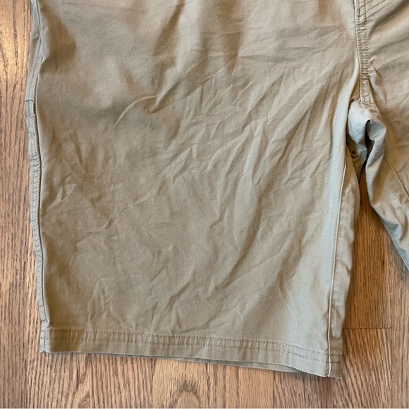 PRANA Porter Chino Shorts Sz 38 Standard Fit Brown Stretch 9” Inseam Khaki Hike - Picture 15 of 15